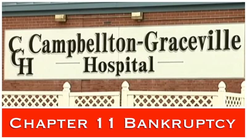Campbellton-Graceville Hospital is entering Chapter 11 Bankruptcy protection. The hospital...