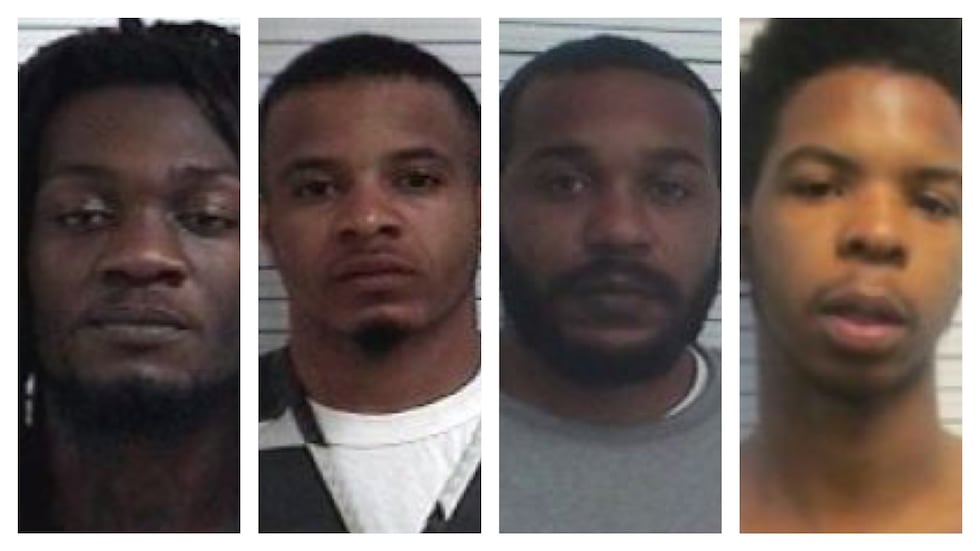 L to R: Joshua Hepburn, Jordan Young, Jerrick Mackall, Antoine Leverett