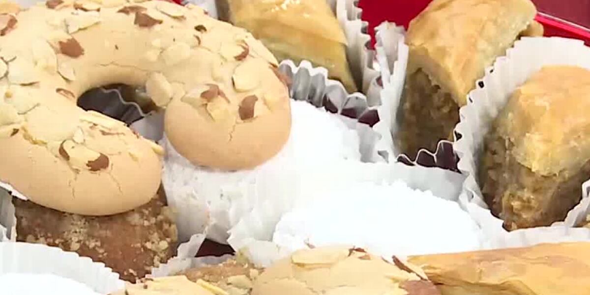 Prepping all the goodies for the 46th Annual Greek Festival in Panama City
