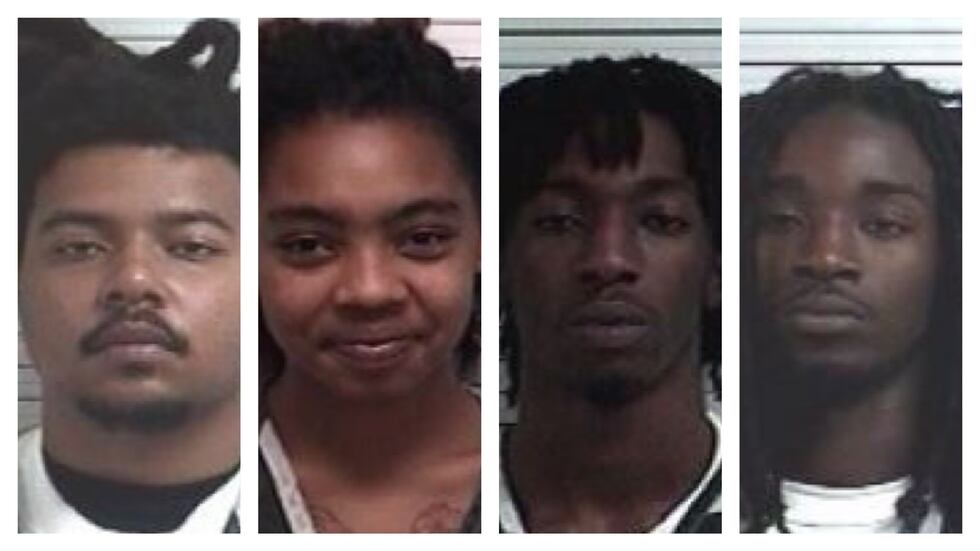L to R: Zachary McClelland, Alancia Johnson, Tyrone Francis Jr., Tyeus Paul