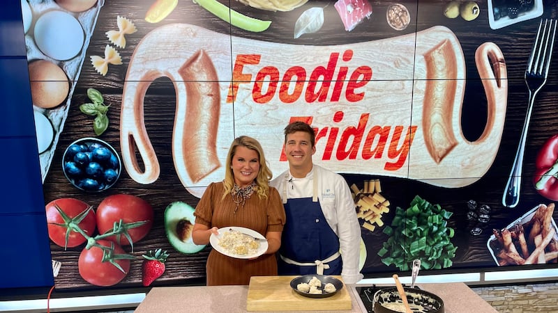 Chef Nathan Davis cooked some yummy biscuits and gravy on Friday morning!