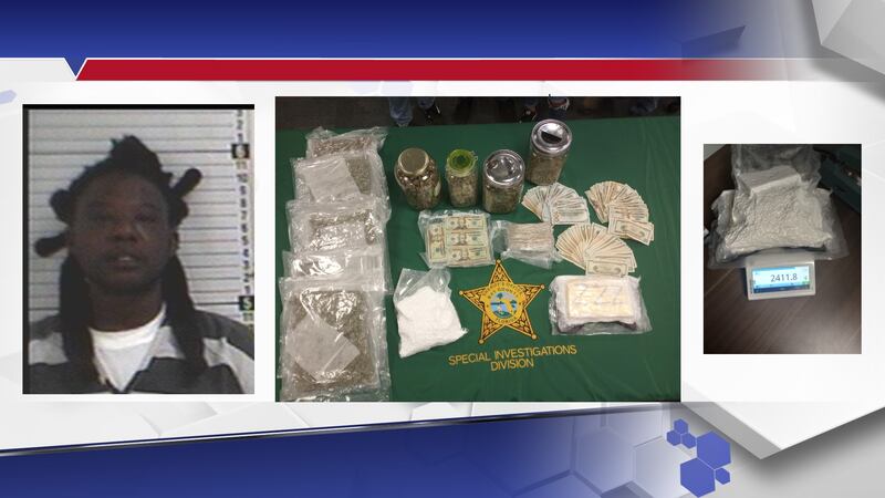During the search, investigators say they recovered over two kilos of cocaine, 50 grams of...