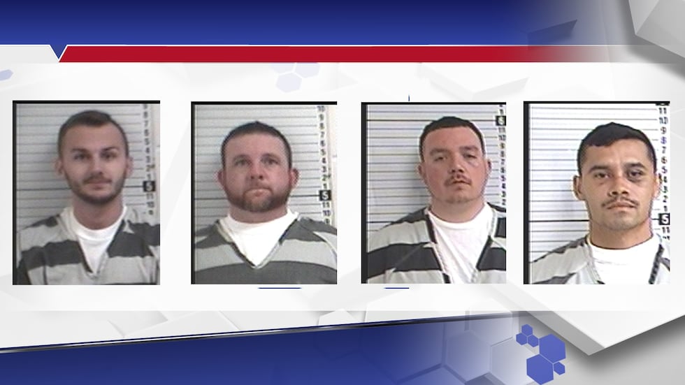 (from left to right) John Dero Chester II, Timothy Lynn Helton, LeShane Wallace, and Malcolm...