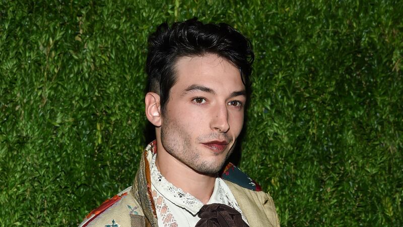 FILE - Ezra Miller attends the 15th annual CFDA/Vogue Fashion Fund event at the Brooklyn Navy...