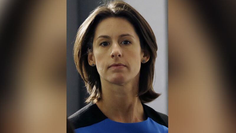 FILE - This Oct. 23, 2012 file photo shows Allison Gollust, communications director for New...