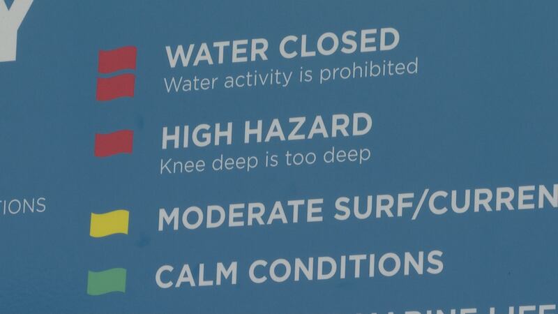 Two people are dead after being rescued from the water during single red flags.
