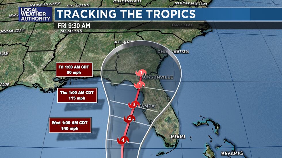 An unusually high amount of uncertainty still resides with Ian's track past Wednesday.