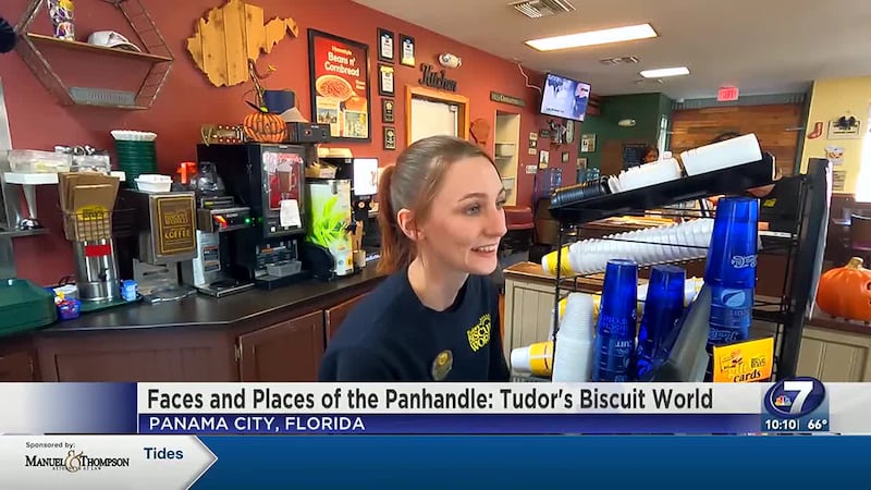 Tudor's Biscuit World in Panama City opened in May 2016. It is Florida's only Tudor's restaurant.